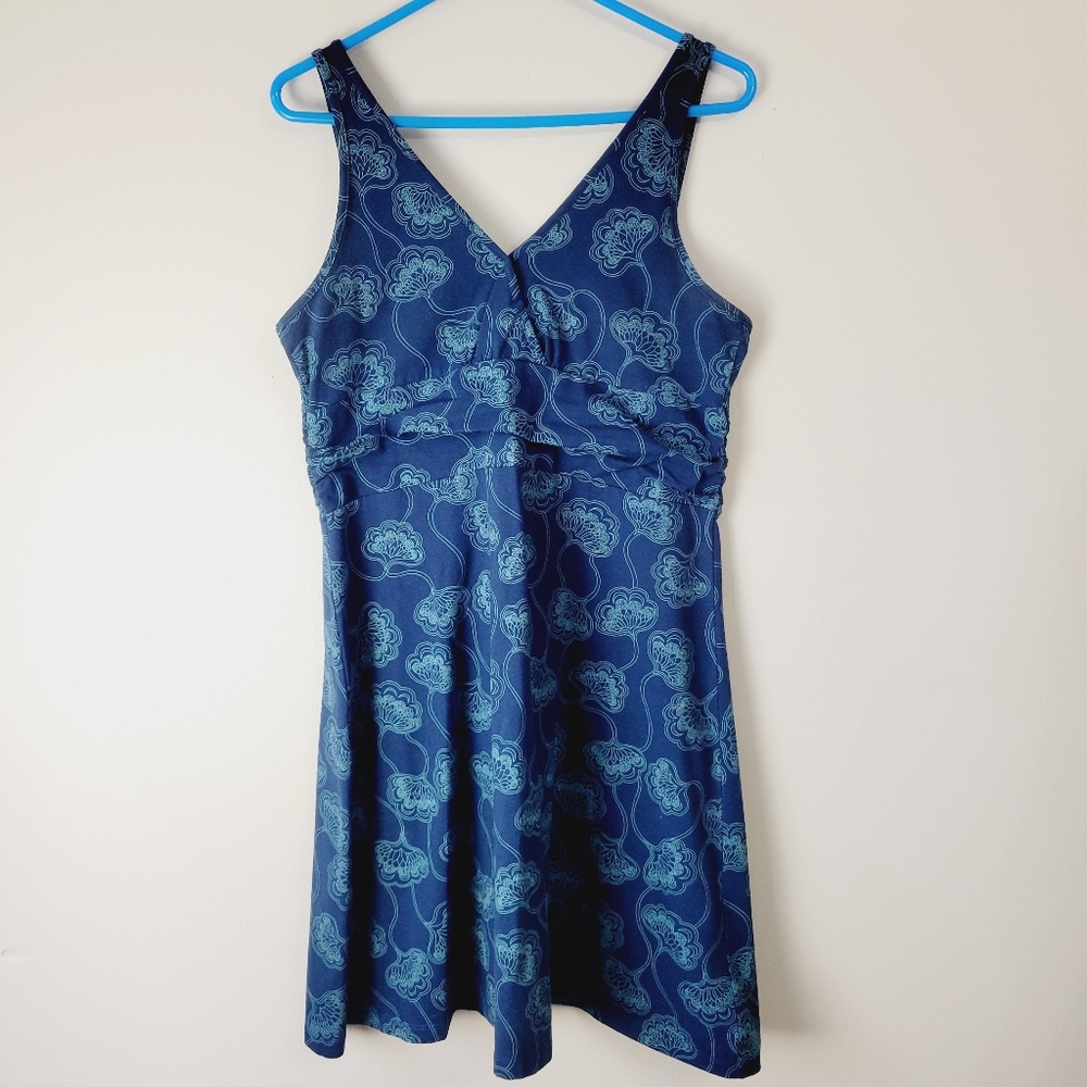 Patagonia blue organic cotton dress XL